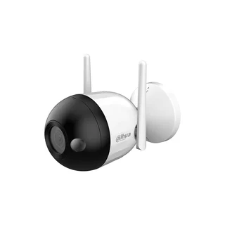 Camera supraveghere WiFi de exterior Dahua F2C-LED-2.8MM, 2MP, Full‑color cu iluminare 30 m, Detectie AI persoane, Microfon integrat, Difuzor, H.265, Slot microSD, Iluminare inteligenta, Car