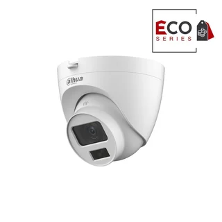 Camera supraveghere Dome cu iluminare duala Dahua Eco Series HAC-HDW1200CLQ-IL-A-0280B-S6, 2 MP, IR/lumina alba 20 m, 2.8 mm, microfon