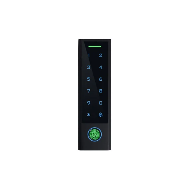 Cititor biometric standalone WiFi cu card si tastatura touchscreen Secukey CF3-WIFI, 125 kHz, cumpatibil Tuya