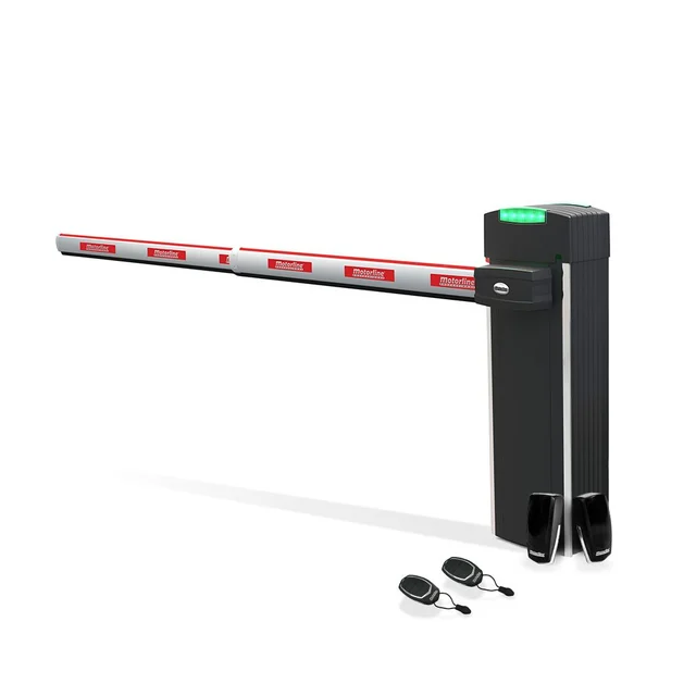 RESIGILAT - Kit bariera de acces auto extensibila cu LED Motorline KSIGMA X4, 4 m, 4.5 sec, 24Vdc