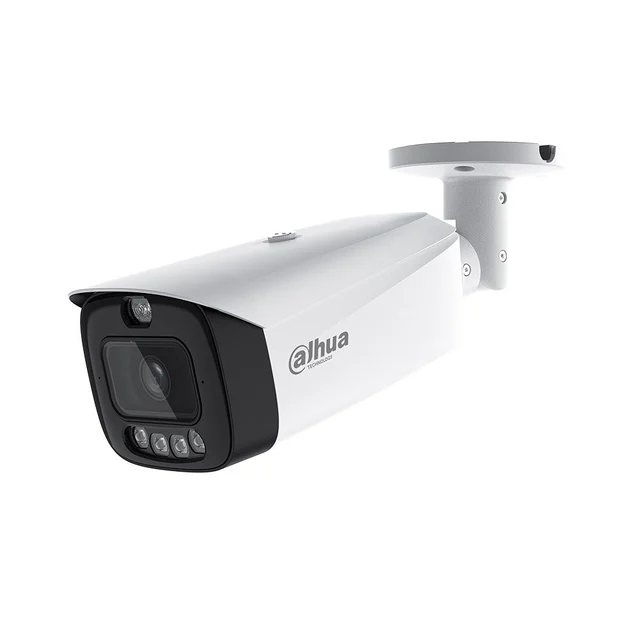 Camera supraveghere IP exterior Dahua Wizsense IPC-HFW3649T1-AS-PV-PRO-0280B, 6 MP, 2.8 mm, microfon si difuzor, IR/lumina alba 50 m, alarma vizuala si sonora, slot card, PoE+