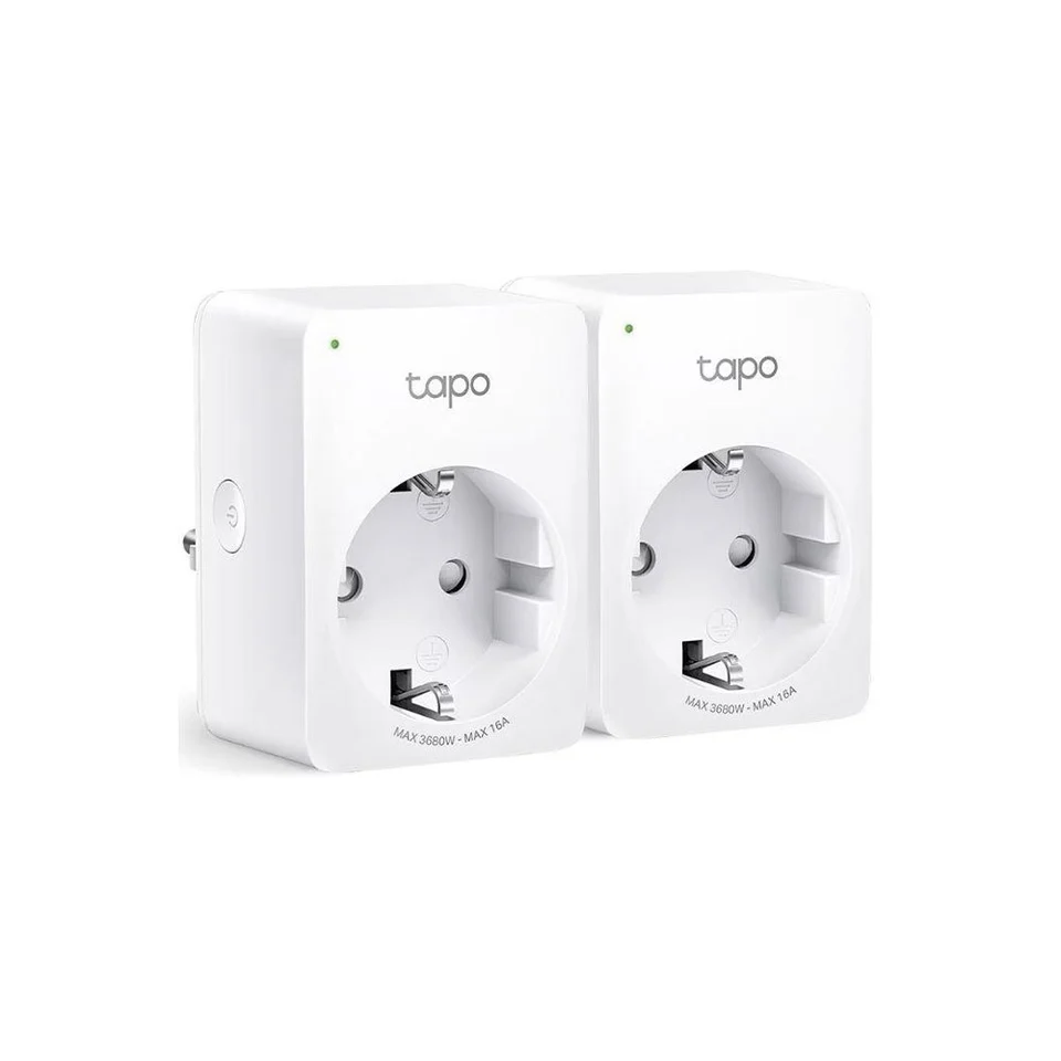 Priza smart TP-Link TAPO P110(2-PACK), 3680W, 16A, 2.4 GHz, control pe telefon, 2 bucati