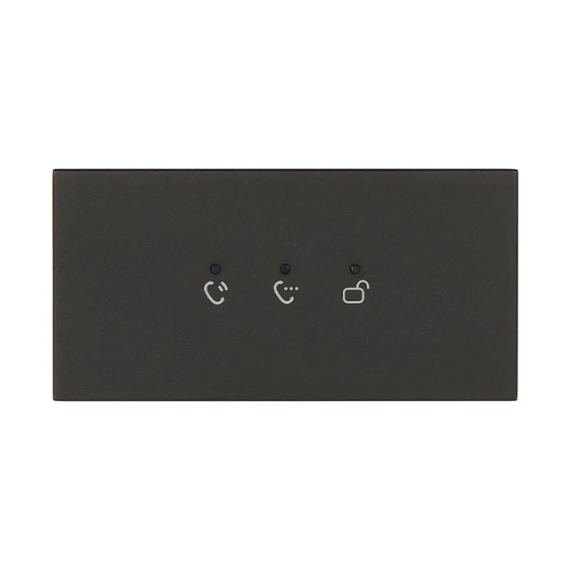 Modul semnalizare videointerfon Dahua VTO4202FB-ML, 5 VDC, sistem modular, aliaj aluminiu, negru