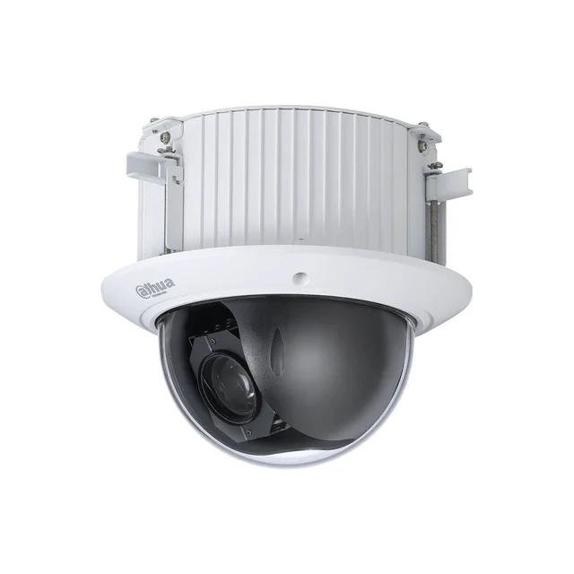 Camera supraveghere interior rotativa IP Speed Dome PTZ motorizata Dahua WizSense SD52C432GB-HNR, 4 MP, 4.8-154 mm, auto tracking, slot card, PoE+, montaj in tavan