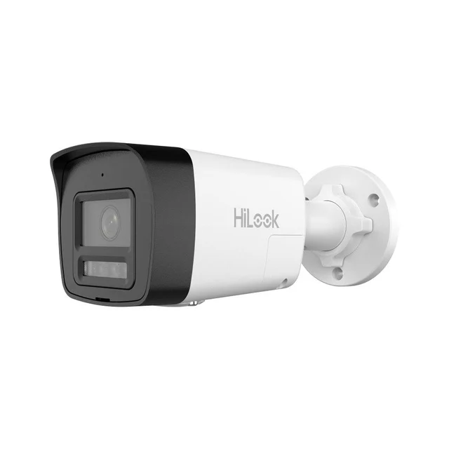 Camera supraveghere exterior IP Hybrid Light Hikvision Hilook IPC-B160HAP-LUF/SL(2.8MM), 6 MP, 2.8 mm, IR/Lumina alba 30 m, microfon si difuzor, sirena, slot card, PoE