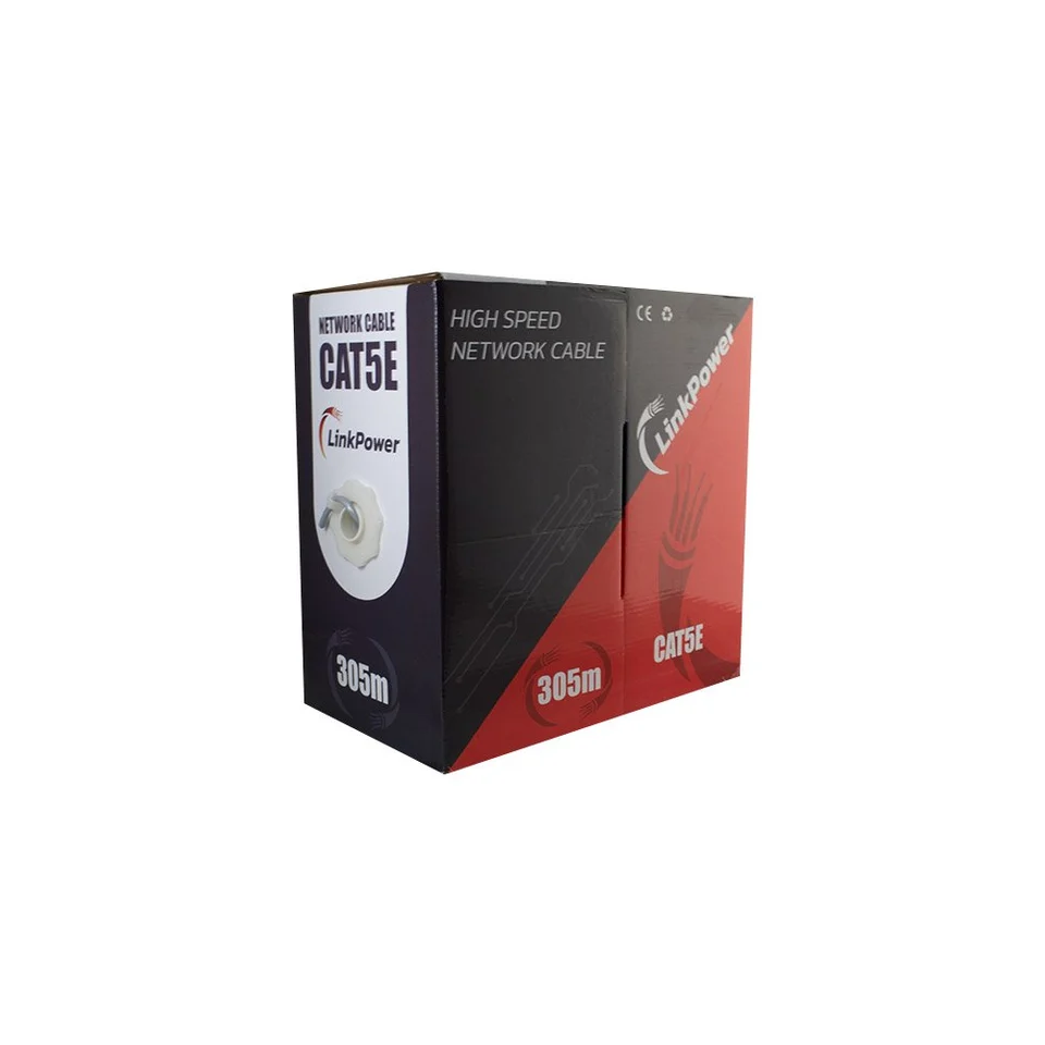 Cablu UTP CAT5E CCA LinkPower LINK-UTP-CCA-305, pret/305 m, gri