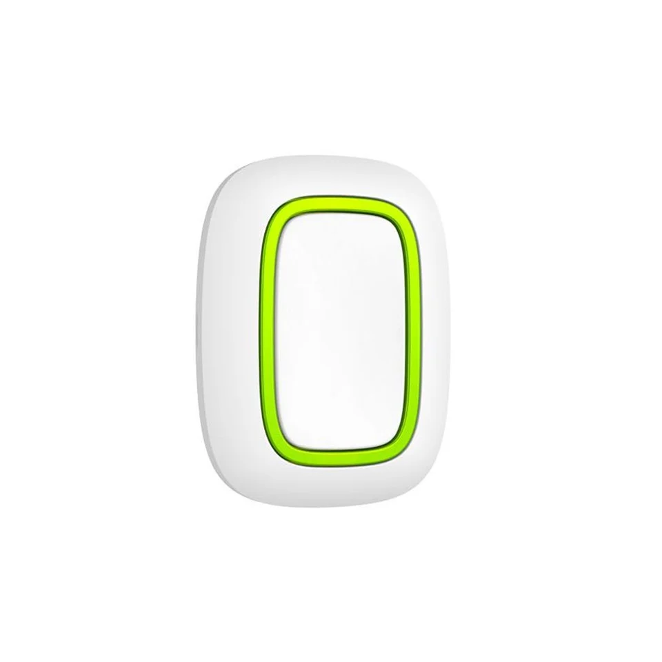 Buton de panica wireless Ajax Button WH, 1 buton, mod control automatizare, 1300 m