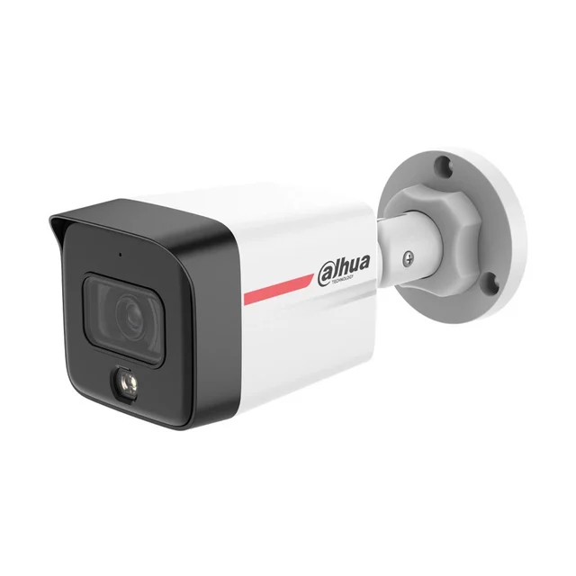 Camera supraveghere IP exterior Dahua WizColor IPC-HFW1439TC1-A-LED-0360B-PRO, 4MP, 3.6 mm, lumina alba 30 m, microfon, PoE