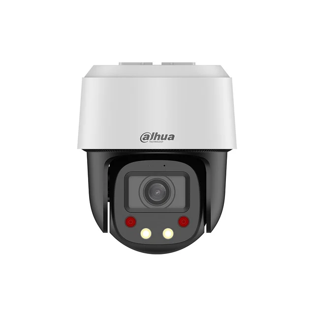 Camera supraveghere IP Speed Dome PTZ Dahua Smart Dual Light SD2C405NB-GNY-A-PV-S2, 4 MP, 2.7-13.5 mm, IR/lumina alba 30 m, slot card, auto-tracking lite, 5x, microfon si difuzor, active …