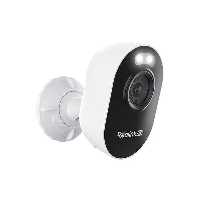Camera supraveghere wireless IP WiFi 6 Dual Band Reolink Lumus Pro E450, 8 MP, IR 10 m, 2.8 mm, slot card, microfon si difuzor, night vision, detectie om/vehicul/animal, sirena, timelapse…