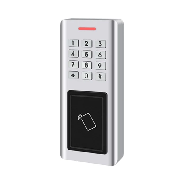Cititor de proximitate WiFi Secukey SK15-X WIFI, card EM/Mifare/HID, 125KHz, 13.56MHz, cod PIN, Wiegand, Tuya Smart, sonerie, 10000 utilizatori, cod temporar, control din aplicatie, IP66