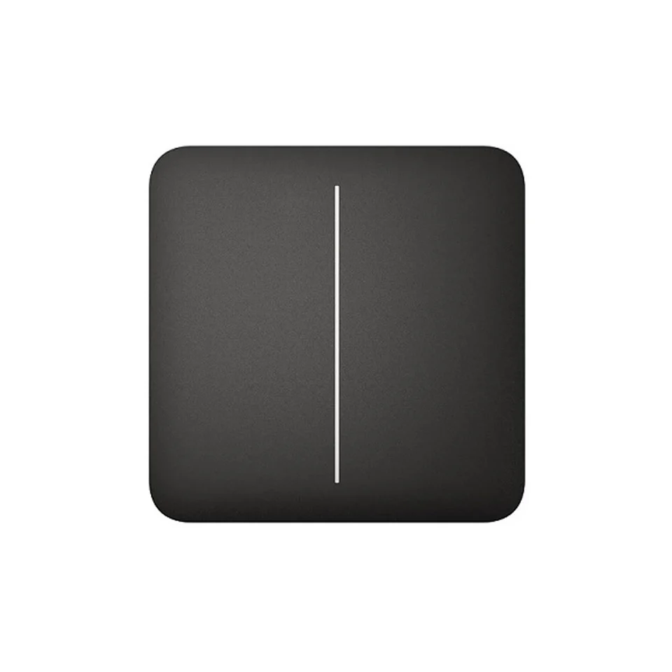 Buton pentru releu Ajax SOLOBUTTON (2-GANG) BLACK