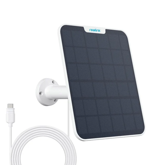 Panou solar pentru camere Reolink, cablu 4 m, mufa USB-C