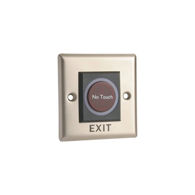 Buton cerere iesire cu infrarosu Dahua ASF908, inox, NO/NC, fara contact, montaj aplicat