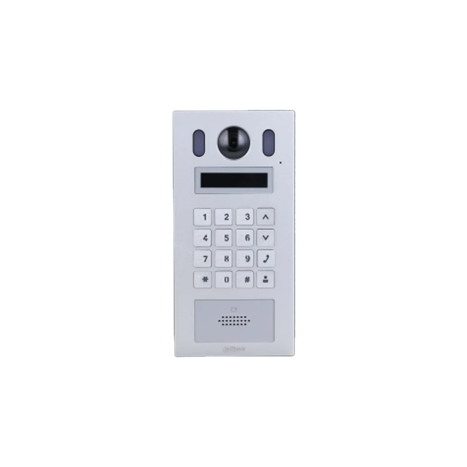 Post exterior video interfon pe 2 fire IP Dahua DHI-VTO6222E-P, 2 MP, RFID, 13.56 MHz, PIN, PoE, slot card