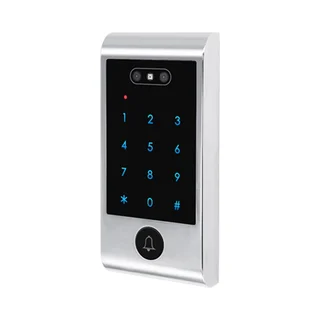 Control acces WiFi cu recunoastere faciala Secukey V6-WIFI, cod PIN, card EM + Mifare, aplicatie Tuya, 5300 utilizatori, IP66