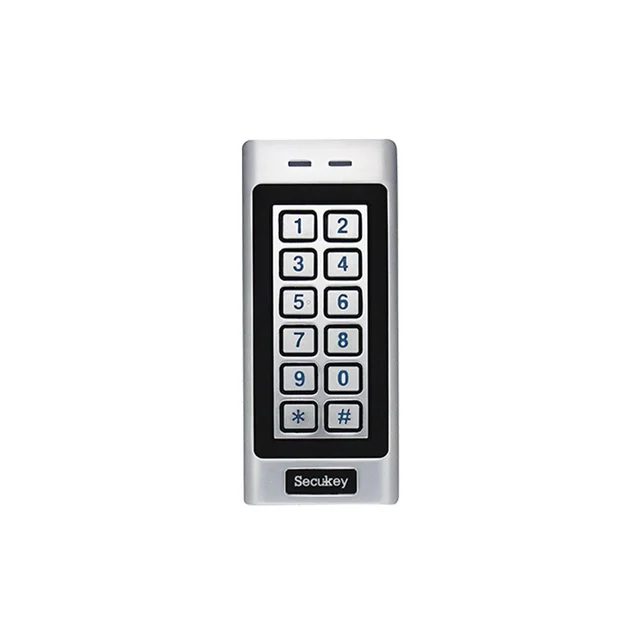 Cititor proximitate cu tastatura Secukey SK4-W, card, PIN, EM, 125 KHz, 1000 utilizatori