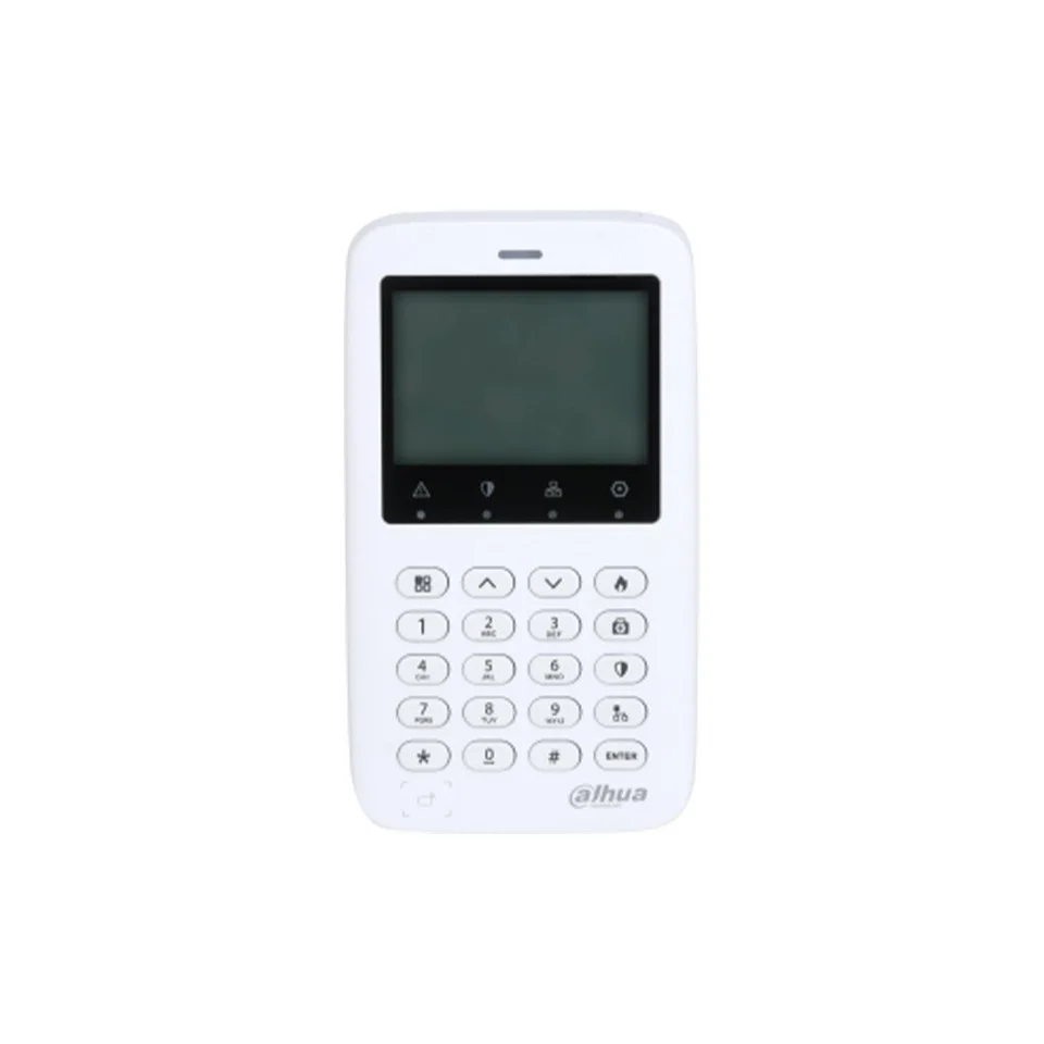 Tastatura centrala alarma Dahua ARK50C-R, card IC, LED, 433.1 MHz, compatibila centrale ARC