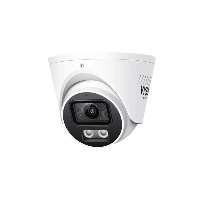 Camera supraveghere IP Dome cu iluminare duala TP-Link VIGI ColorPro InSight S445S, 4 MP, 2.8 mm, IR/lumina alba 30 m, microfon si difuzor, slot card, PoE