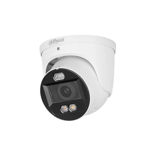 Camera supraveghere IP Dome cu iluminare duala Dahua WizSense IPC-HDW3849H-ZAS-PV-27135-S5, 8 MP, 2.7-13.5 mm, IR 50 m/lumina calda 40 m, alarma audio si luminoasa, microfon dual, difuzor, s