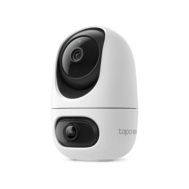 Camera supraveghere interior wireless WiFi rotativa cu lentila duala TP-Link TAPO C245D, 2K, vedere nocturna 12 m, detectie cu AI, microfon si difuzor, detectie plans bebelusi / animale d…