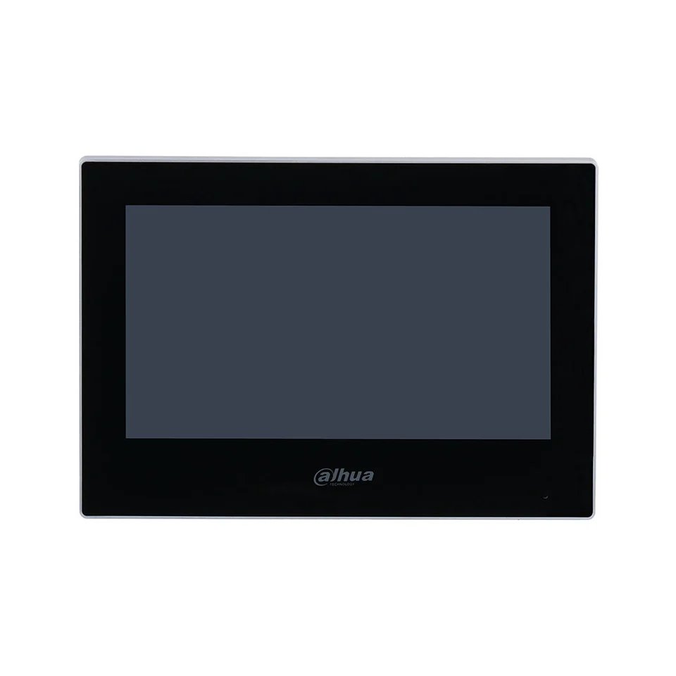 Videointerfon de interior IP Dahua VTH2621G-P, 7 inch, PoE, aparent, negru