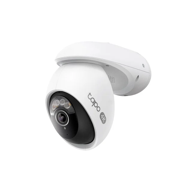 Camera supraveghere wireless IP WiFi 6 PT TP-Link Starlight TAPO C560WS, 8 MP, IR/lumina alba 30 m, microfon si difuzor, slot card, control prin aplicatie, detectie smart AI, sirena, 360 …