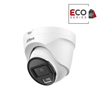 Camera supraveghere IP Dome cu iluminare duala Dahua Eco Series Smart Dual Light IPC-T1E49-A-IL-0280B-S3, 4MP, 2.8 mm, IR/lumina alba 30 m, microfon, PoE