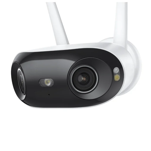 Camera supraveghere panoramica wireless cu lentila duala IP WiFi 6 Dual Band Reolink Elite Full Color W740, 8 MP, 2.8 mm, 180 grade, slot card, lumina alba/IR 30 m, microfon si difuzor, d…