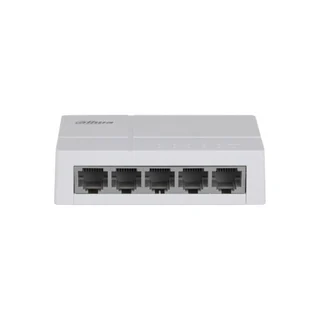 Switch cu 5 porturi Dahua SF1005L-EUR, 1 Gbit, 0.744 Mpps, 2000 MAC, fara management