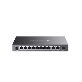 Switch Gigabit cu 8 porturi PoE+ Omada TP-Link DS111P, 7.6 Gbps, MAC 2K, 2x porturi Gigabit RJ45, fara management