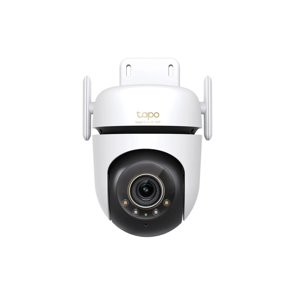 RESIGILAT - Camera supraveghere wireless IP WiFi PT TP-Link Starlight TAPO C530WS, 5 MP, IR/lumina alba 30 m, microfon si difuzor, slot card, control prin aplicatie, detectie smart, siren…