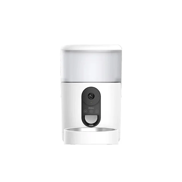 Distribuitor automat hrana animale companie Imou PF1, 2.5K, vedere 360 grade panoramic, detectie pet, capacitate 4L, program de hranire personalizabil, microfon si difuzor
