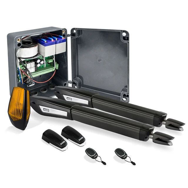 Kit automatizare poarta batanta Motorline JAG 600, 4 m/canat, 80 W, 24 V